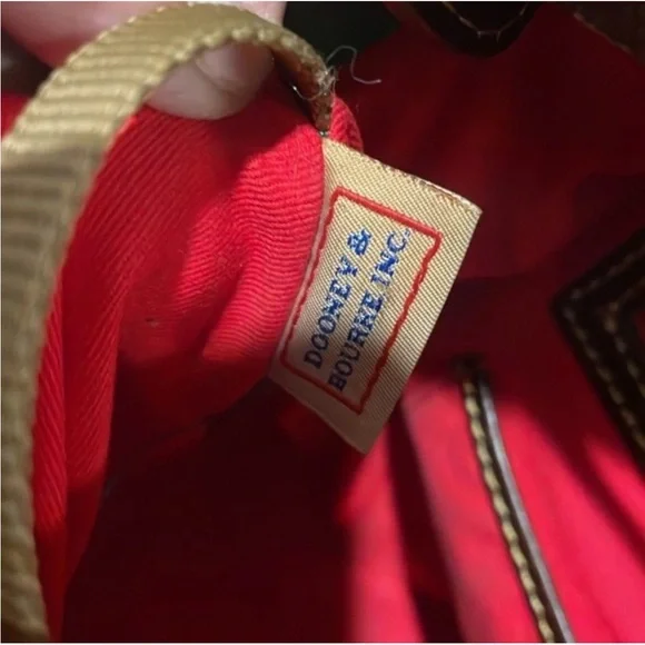 💙🤎Dooney & Bourke Buckley Leather Drawstring Bucket/Shoulder Bag - Picture 15 of 15